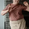 Senior active à la retraite